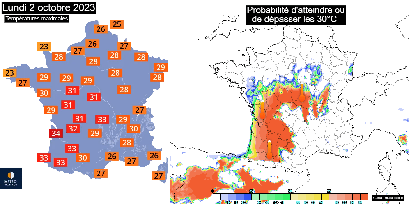 Actualités météo Chaleur exceptionnelle sur la France en ce début